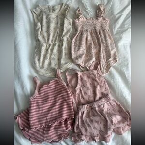 Quincy Mae baby girl outfits 6-12m